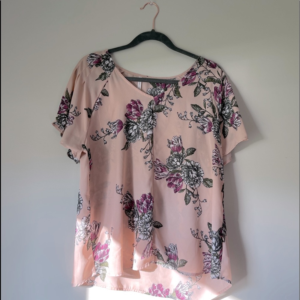 Grayson Threads floral blouse